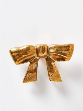 Anthropologie Beau Bow Knob, Gold